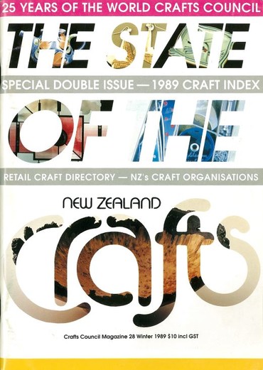 New Zealand Crafts issue 28, Winter 1989