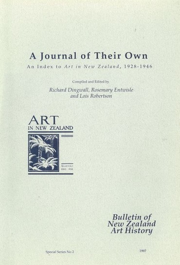 A Journal of their own: an index to Art in New Zealand