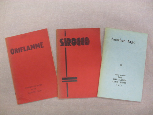 Leo Bensemann's copies of Oriflamme, Sirocco and Another Argo.