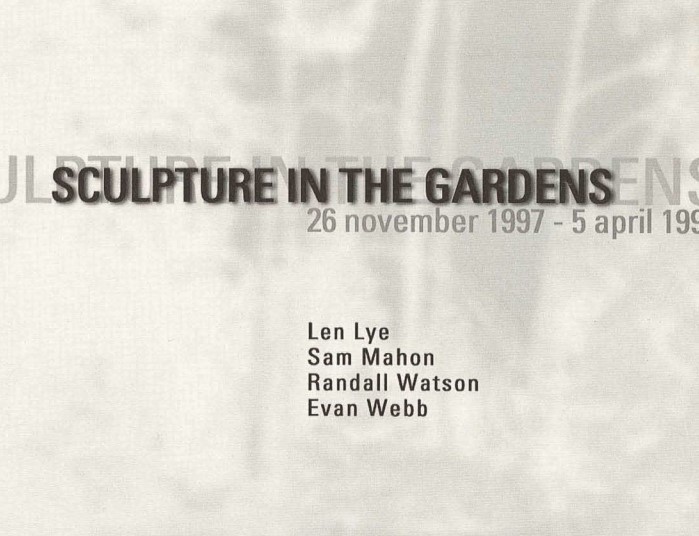 <p>Sculpture in the Gardens 1997-1998</p>