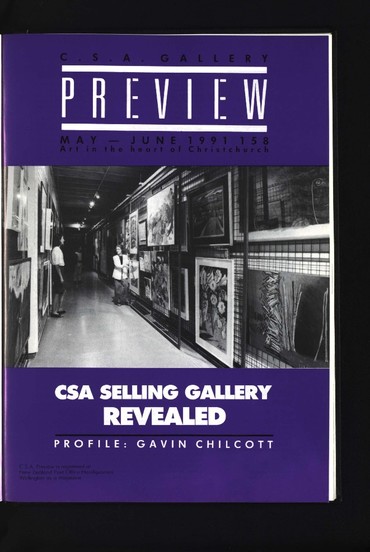 Canterbury Society of Arts Preview, number 158, May/June 1991