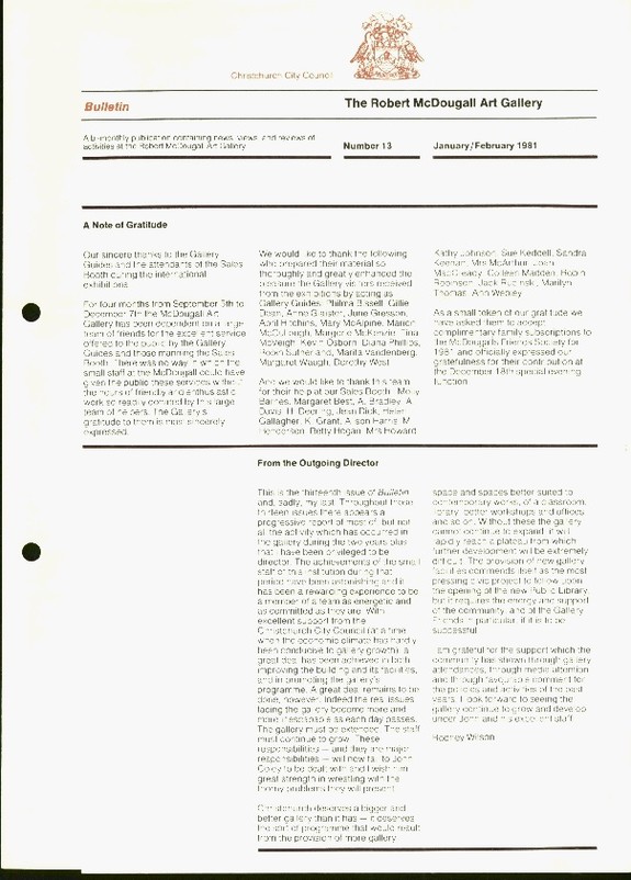 Bulletin 13