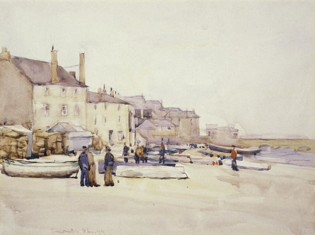 The Beach, St Ives, Cornwall, 1910