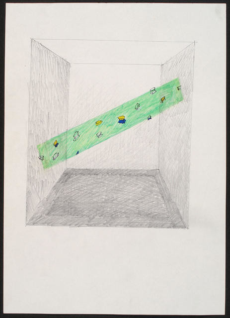 Seascape - documentation: preparatory drawing