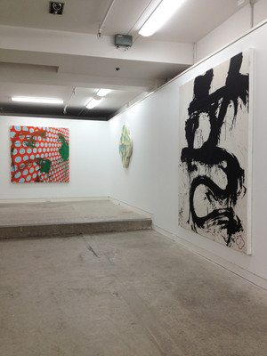 Installation view of Max Gimblett: On a Clear Day at Page Blackie Gallery, Wellington.