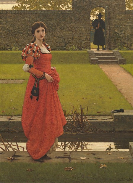 George Dunlop Leslie In the Wizard’s Garden c.1904. Oil on canvas. Collection of Christchurch Art Gallery Te Puna o Waiwhetū, presented to the Canterbury Society of Arts by W. Harris, 1907; given to the Gallery in 1932