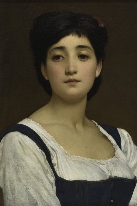 Frederic Leighton Teresina 1874. Oil on canvas board. Collection of Christchurch Art Gallery Te Puna o Waiwhetū, presented by the Canterbury Society of Arts 1932