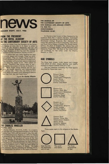 Canterbury Society of Arts News, number 8, July 1966