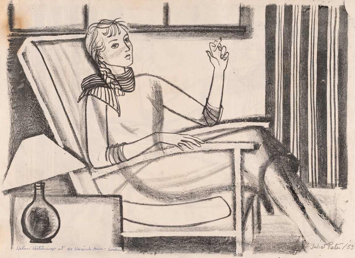 Juliet Peter Afterthought—Helen Hitchings, London 1953. Lithograph. Collection of Christchurch Art Gallery Te Puna o Waiwhetū, purchased 1996