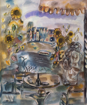 Frances Hodgkins Pleasure Garden 1932. Watercolour. Collection of Christchurch Art Gallery Te Puna o Waiwhetū, presented by a Group of Subscribers 1951