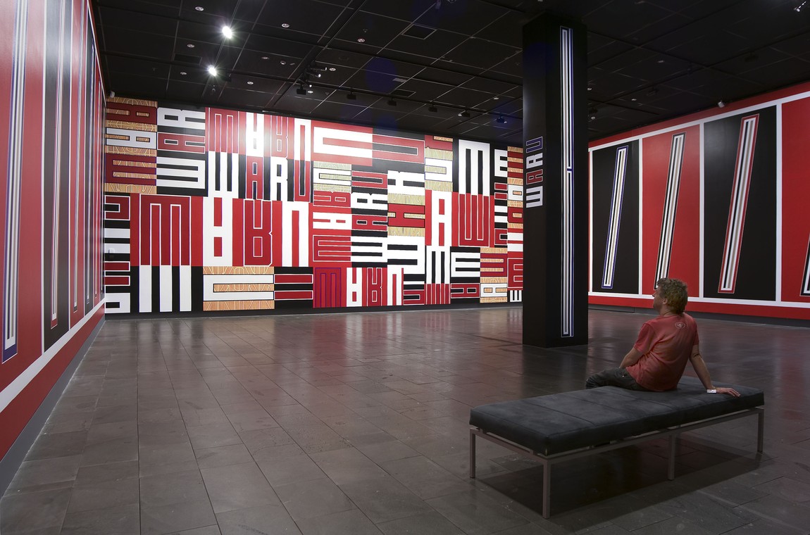 Installation view of Darryn George: Pulse in 2008