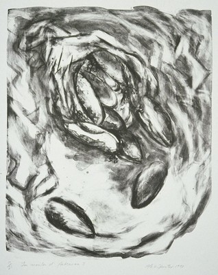 Alexis Hunter Les moules d'Aotearoa I 1990. Lithograph. Purchased 1991