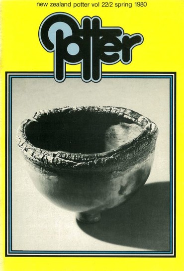 New Zealand Potter volume 22 number 2, Spring 1980
