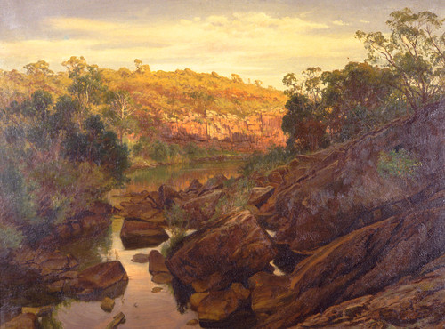 Edmund Gouldsmith Pool Near Adelaide. Collection of Christchurch Art Gallery Te Puna o Waiwhetū, presented to the Gallery by the Canterbury Society of Arts 1932