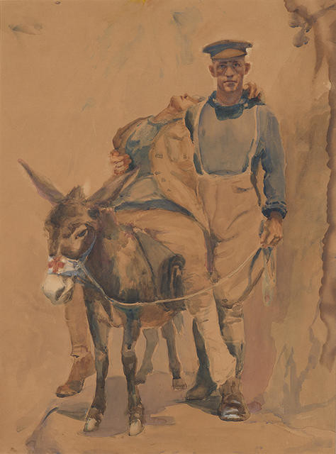Simpson and his donkey "Murphy"