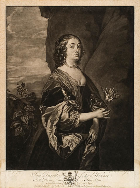 Jane, Daughter Of Lord Wenman (In The Drawing Room At Houghton)
