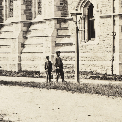 Daniel Louis Mundy Provincial Council Chamber (detail) 1865. Albumen photograph. Barry Hancox Collection