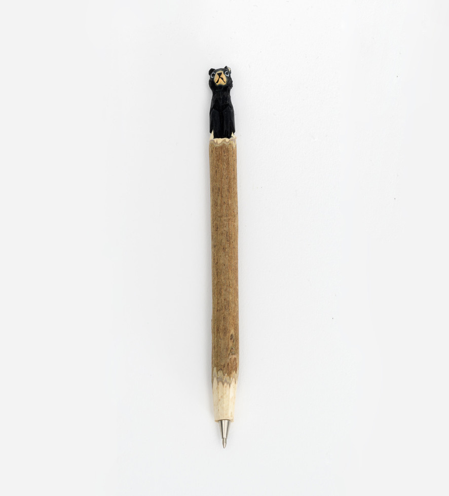 Black Bear Natural Wood Ballpoint Pen SOLD OUT