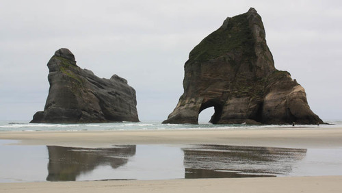 Wharariki Beach