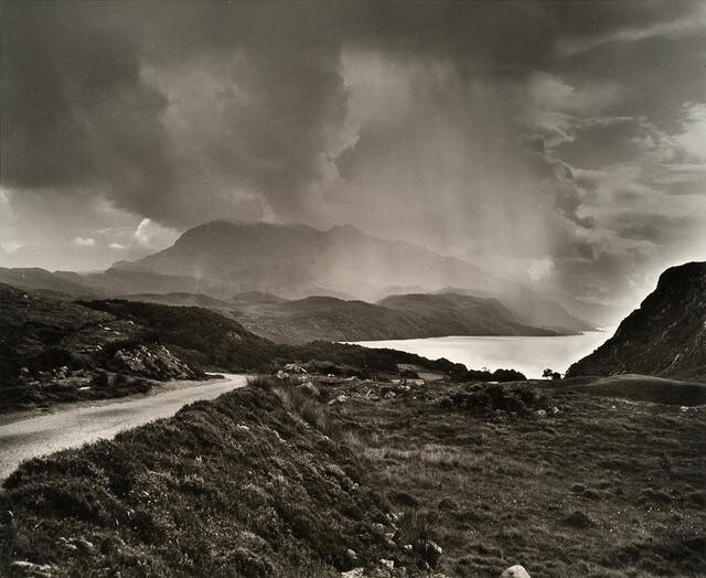 Rainstorm over Loch Maree, Ross and Cromarty