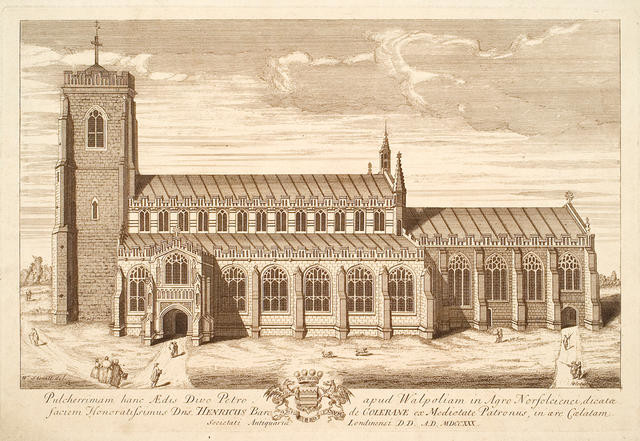 Pulcherrimam Hanc Aedis Divo Petro Apud Walpoliam In Agro Norfolcienci, dicatae Faciem, hon Oratissimus Dns Henricus