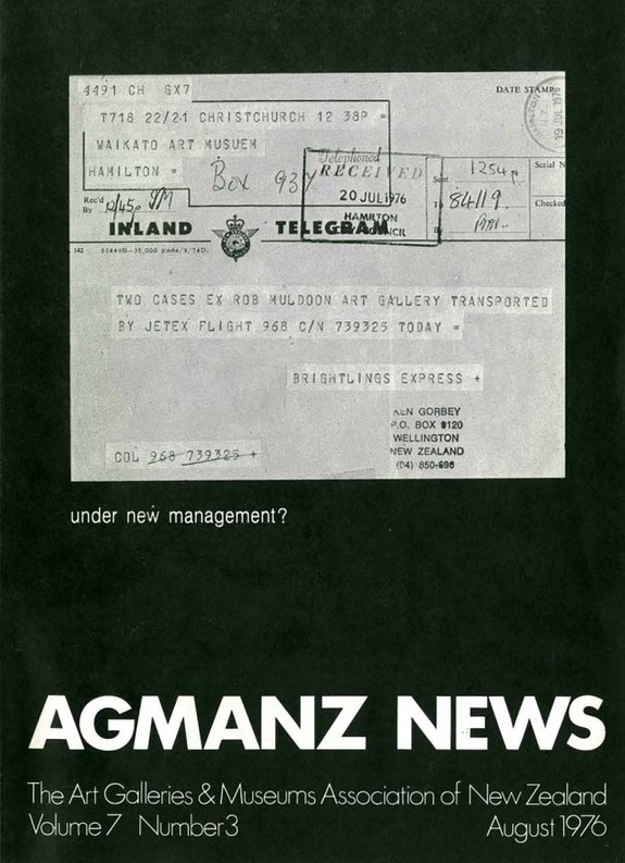 AGMANZ Volume 7 Number 3 August 1976