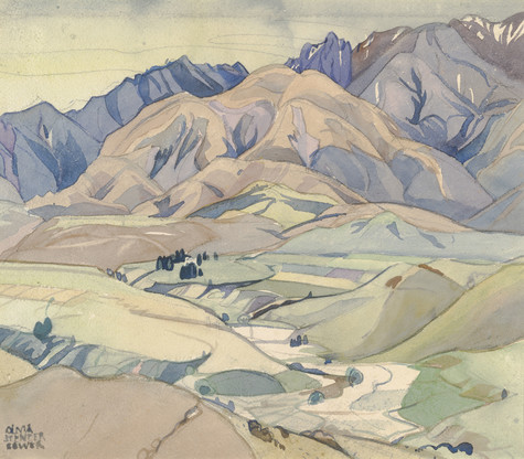 Olivia Spencer Bower Untitled c. 1940. Watercolour. Collection of Christchurch Art Gallery Te Puna o Waiwhetu, donated in memory of Rangipo and Judith Mete Kingi, 2016