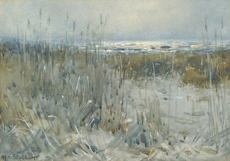 Margaret Stoddart New Brighton. Watercolour. Collection of Christchurch Art Gallery Te Puna o Waiwhetū, gifted by William Ainslie Reece 2011
