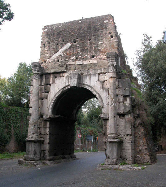 The Arch of Drusus as it currently appears