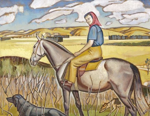 North Canterbury Pastoral Scene, 1943, Juliet Peter