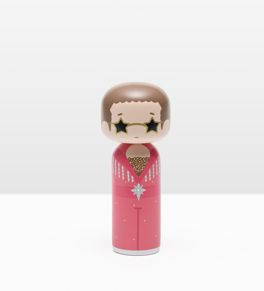 Elton John Pink Kokeshi