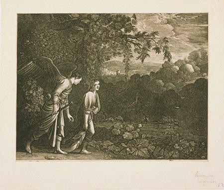 Tobias With The Angel Dragging The Fish - 1613