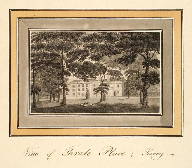 View Of Thrale Place; Surry -