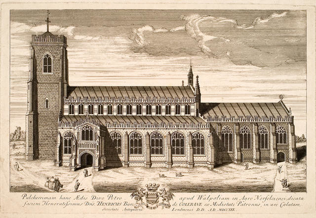 Pulcherrimam Hanc Aedis Divo Petro Apud Walpoliam In Agro Norfolcienci, dicatae Faciem, hon Oratissimus Dns Henricus