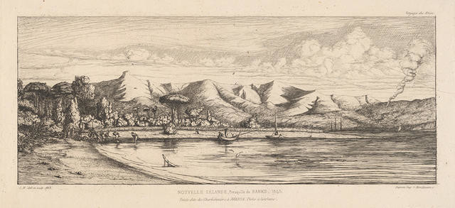 Presqu'île de Banks; Pointe dite 'Des Charbonniers,' Akaroa : Pêche à la Seine