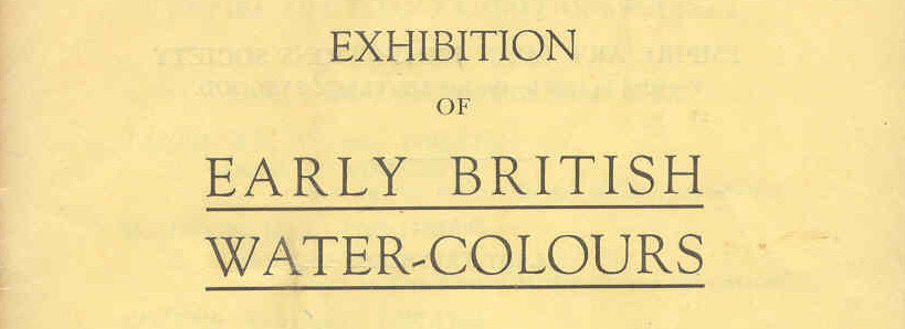 Early British Watercolours