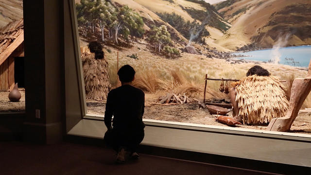 Ana Iti Treasures Left by Our Ancestors 2016. Single-channel digital video, colour, sound, duration 4 mins 40 secs. Collection of Christchurch Art Gallery Te Puna o Waiwhetū, purchased 2019