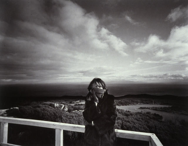 Greta And The View From Bluff Hill Looking South, Stewart Island In The Distance