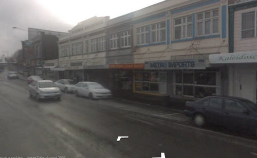 Google StreetView of Colombo Street, 2008