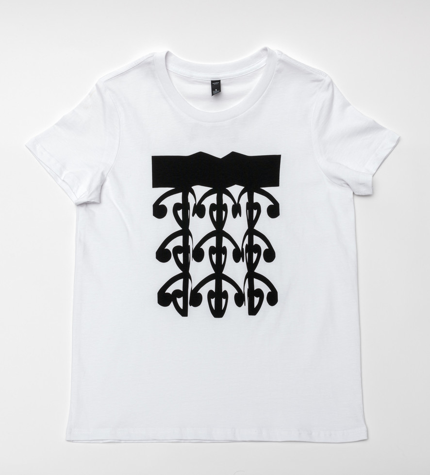 Fresh Cut black detail T-shirt (Women's)