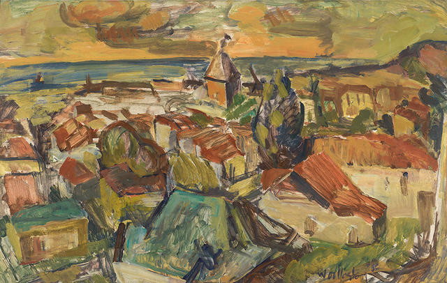 Landscape with Tower, Greymouth