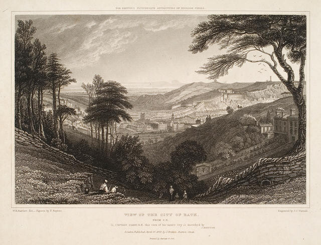 View Of The City Of Bath From S.E.