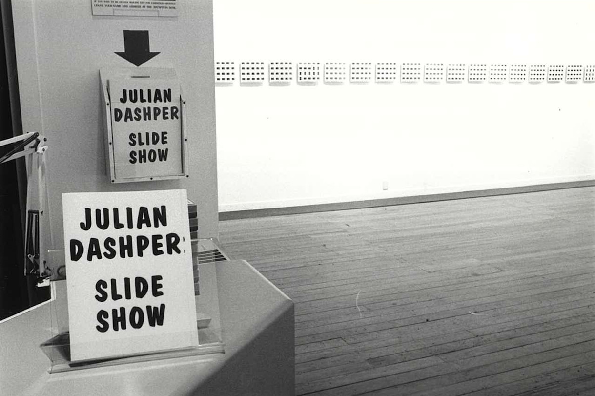 <p>Julian Dashper: Slide Show</p>