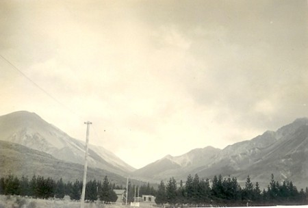 Ellen Heine View Towards Cass Railway Station (c.1935-38) Collection of the Biology Department, University of Canterbury.