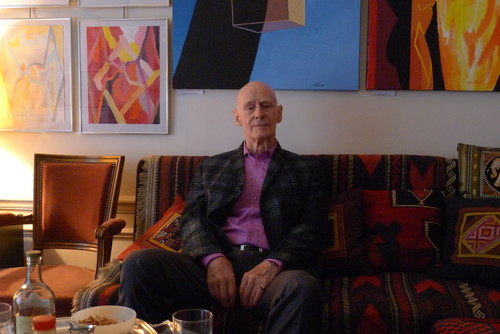 Douglas McDiarmid in his Paris appartment