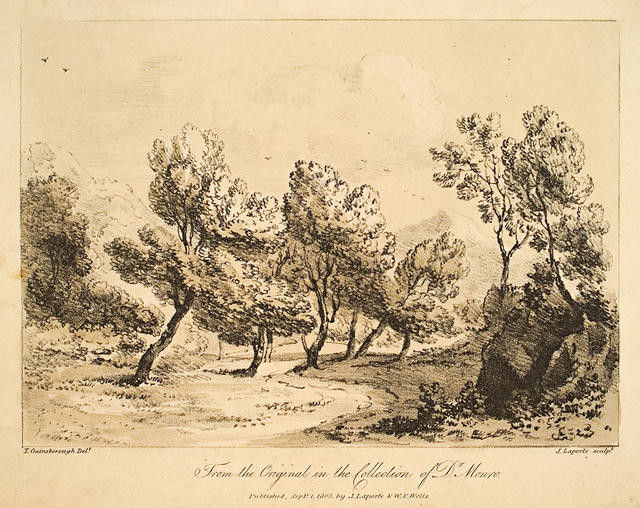 Landscape With Trees (From The Original In The Collection Of Dr Monro)