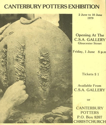 Canterbury Potters Association exhibition 1979