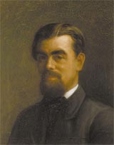 Self Portrait 1873 Samuel Butler. Oil on canvas. Collection of Christchurch Art Gallery Te Puna o Waiwhetu, presented by the Canterbury College Board of Governors 1933